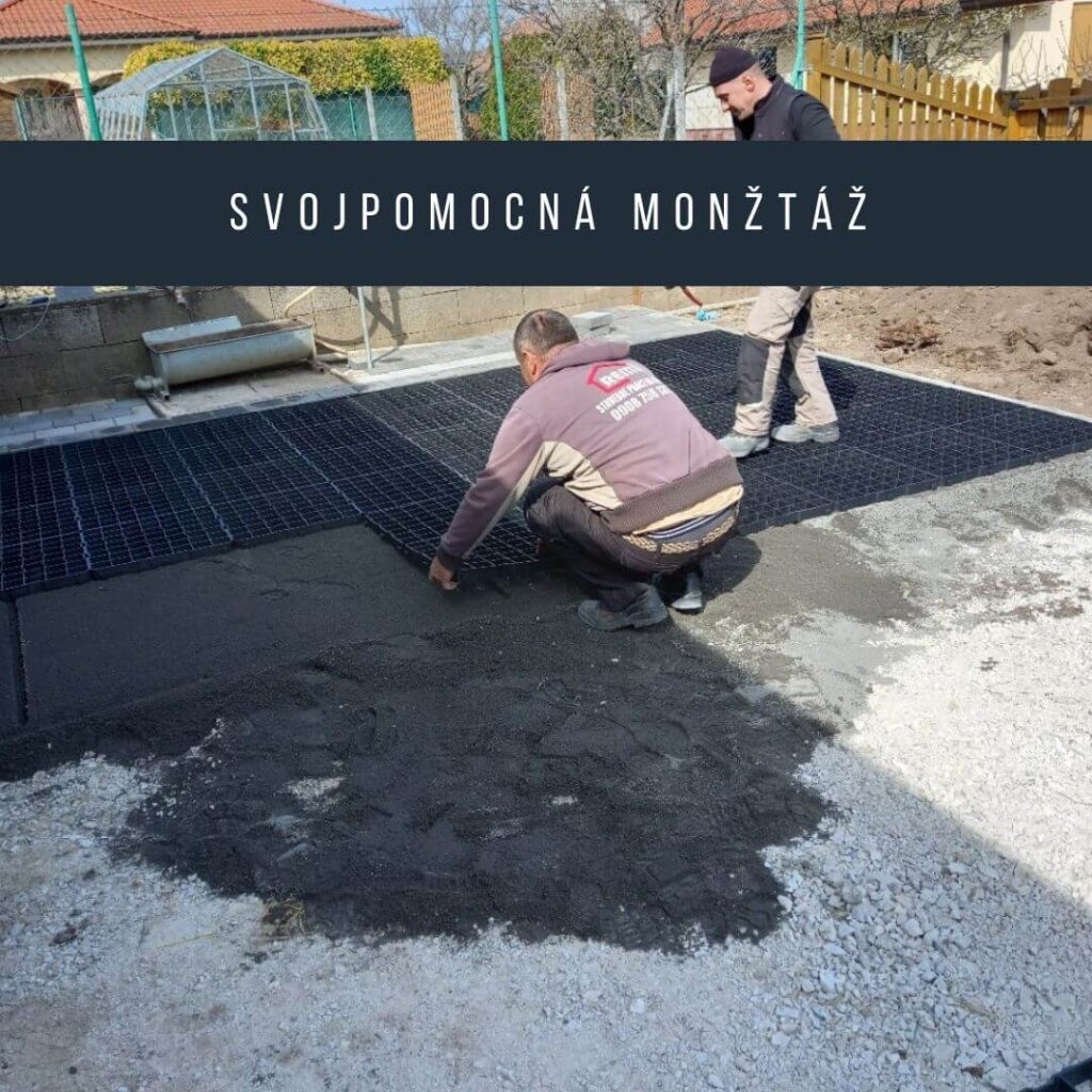 montáž zatrávňovačov N40 svojpomocne