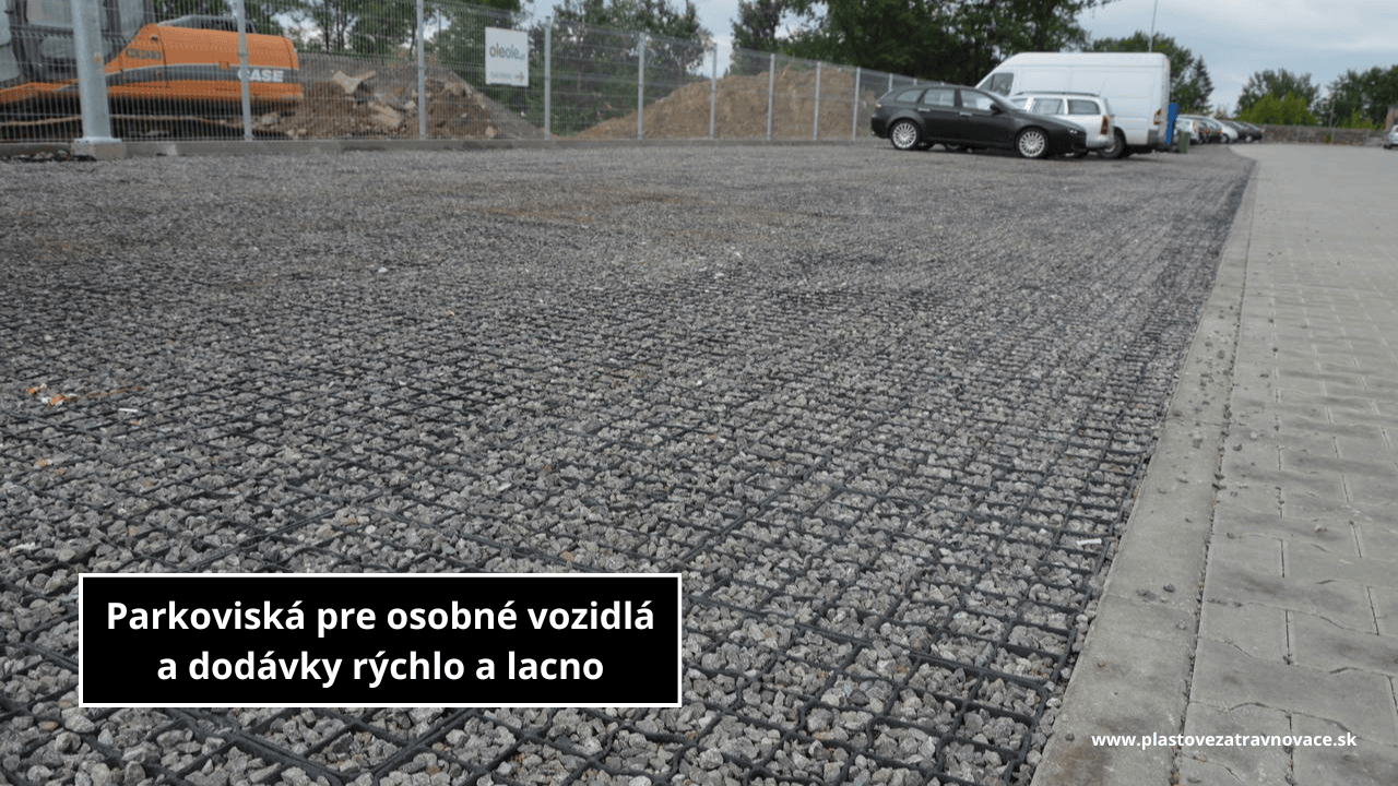 parkovisko spevnené ekologickou dlažbou s výhodnou cenou