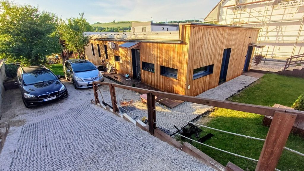 drenážna dlažba s hrotom multigravel