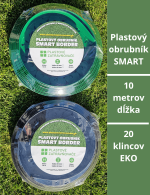 záhradný lem na oddelenie záhonu v rolke 10 metrov s kotvami
