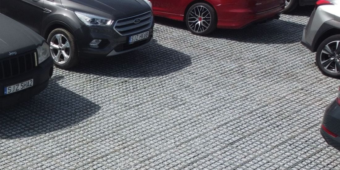 Veľká realizovaná plocha s Hydrogravel PRO