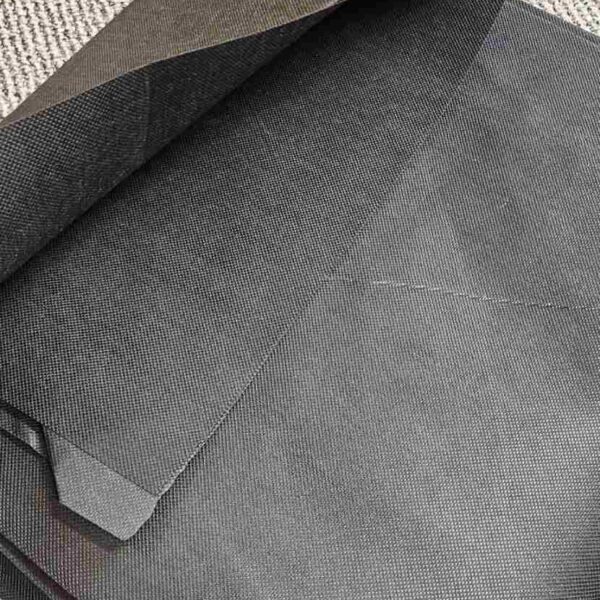 Netkaná agrotextília WIGOFIL 100 g – detail povrchu, čierna